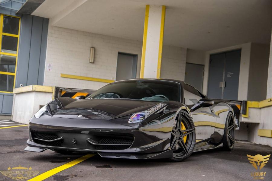  Ferrari 458 Italia Murdered Out by Luxury Customs 2014 года  (фото 22 из 23)